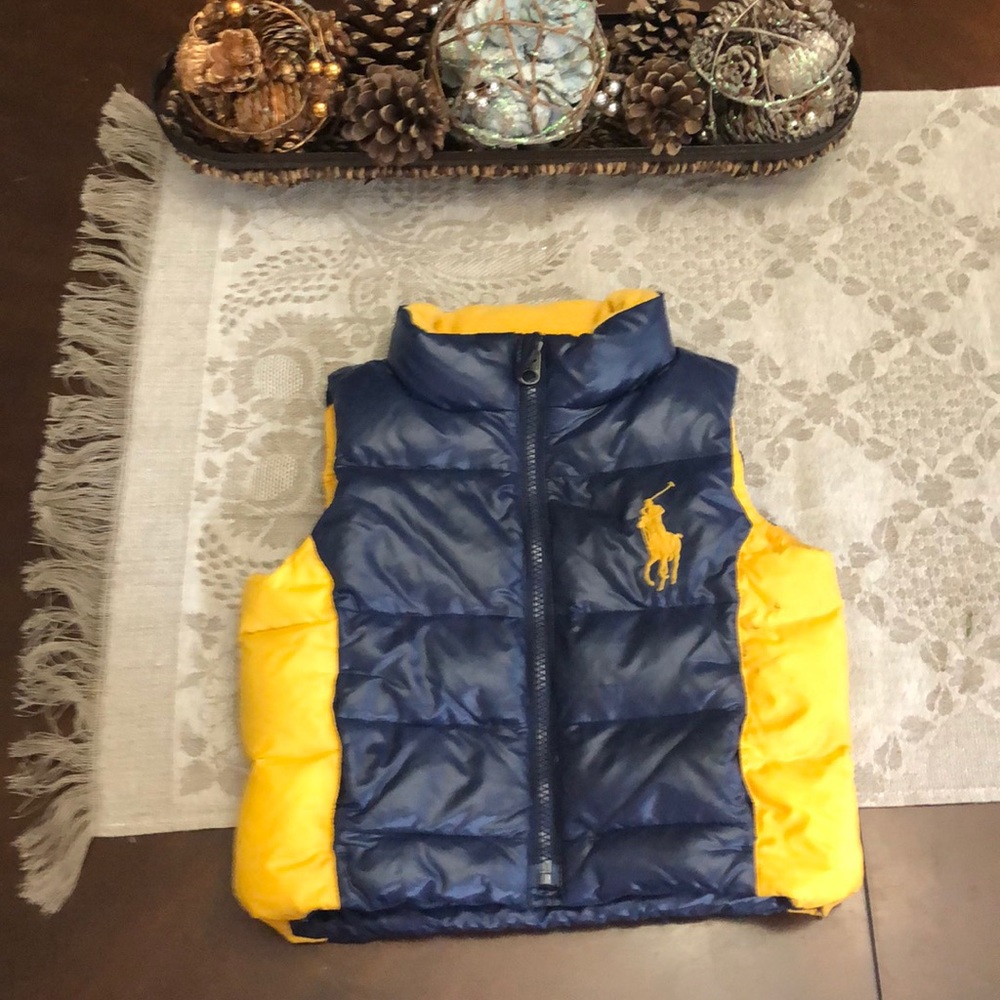 Polo Ralph Lauren sz 24 months down zip up vest